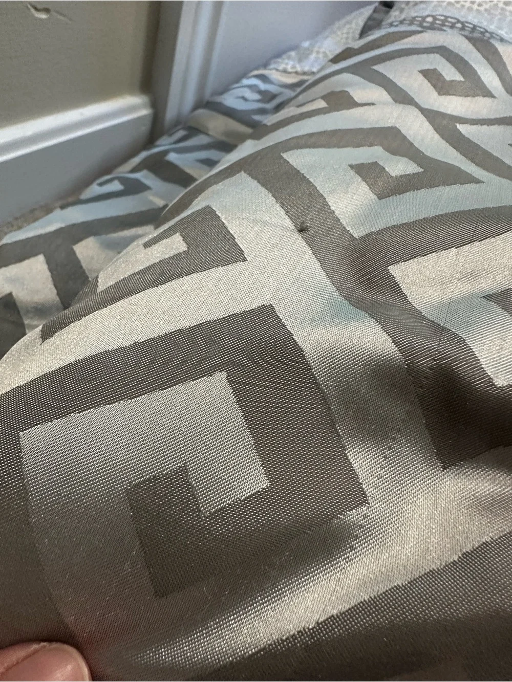 Full Size Gray Madison Park comforter Set Bed